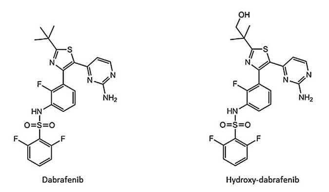 开发并验证新的LC-MS/MS方法，用于定量人血浆中达拉非尼及其主要代谢物羟基达拉非尼 (OHD)。OHD（纯度>99%）通过AG真人国际(中国)官方官网合成